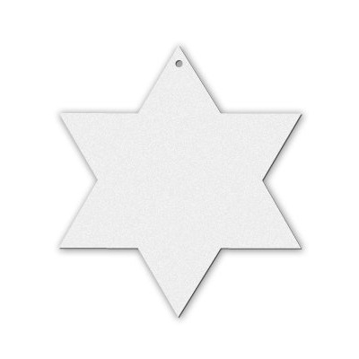 Printable Christmas Tree Pendant - star